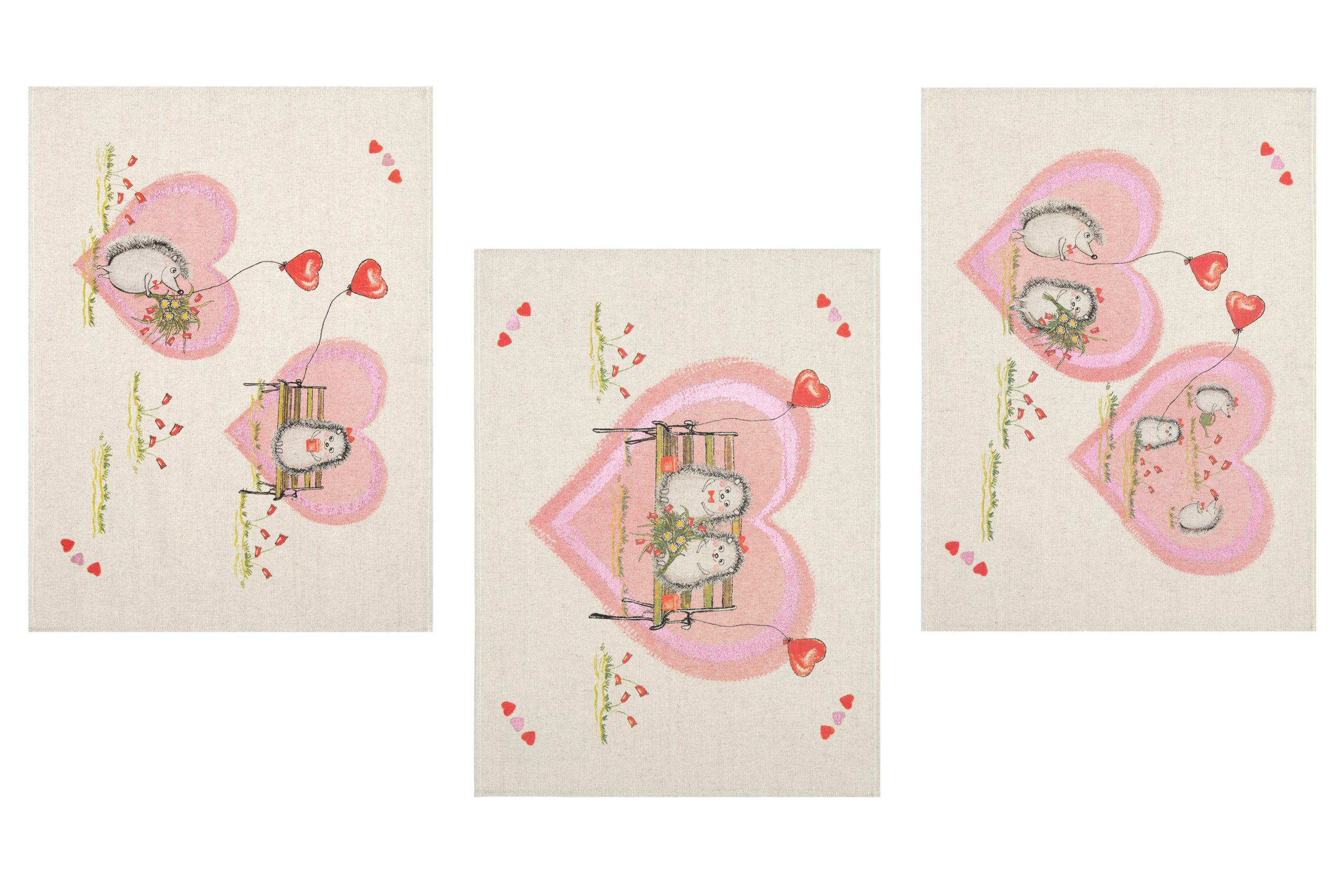 Комплект полотенец из 3 шт., арт. 22С145-ШР+К/п.р/фкор, р-р 45*60, с. 1, рис. 396, цв. 1