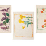 Комплект полотенец из 3 шт., арт. 24С27-ШР/р.п/фкор/к., р-р 46*60, с. 2, рис. 383, цв. 1