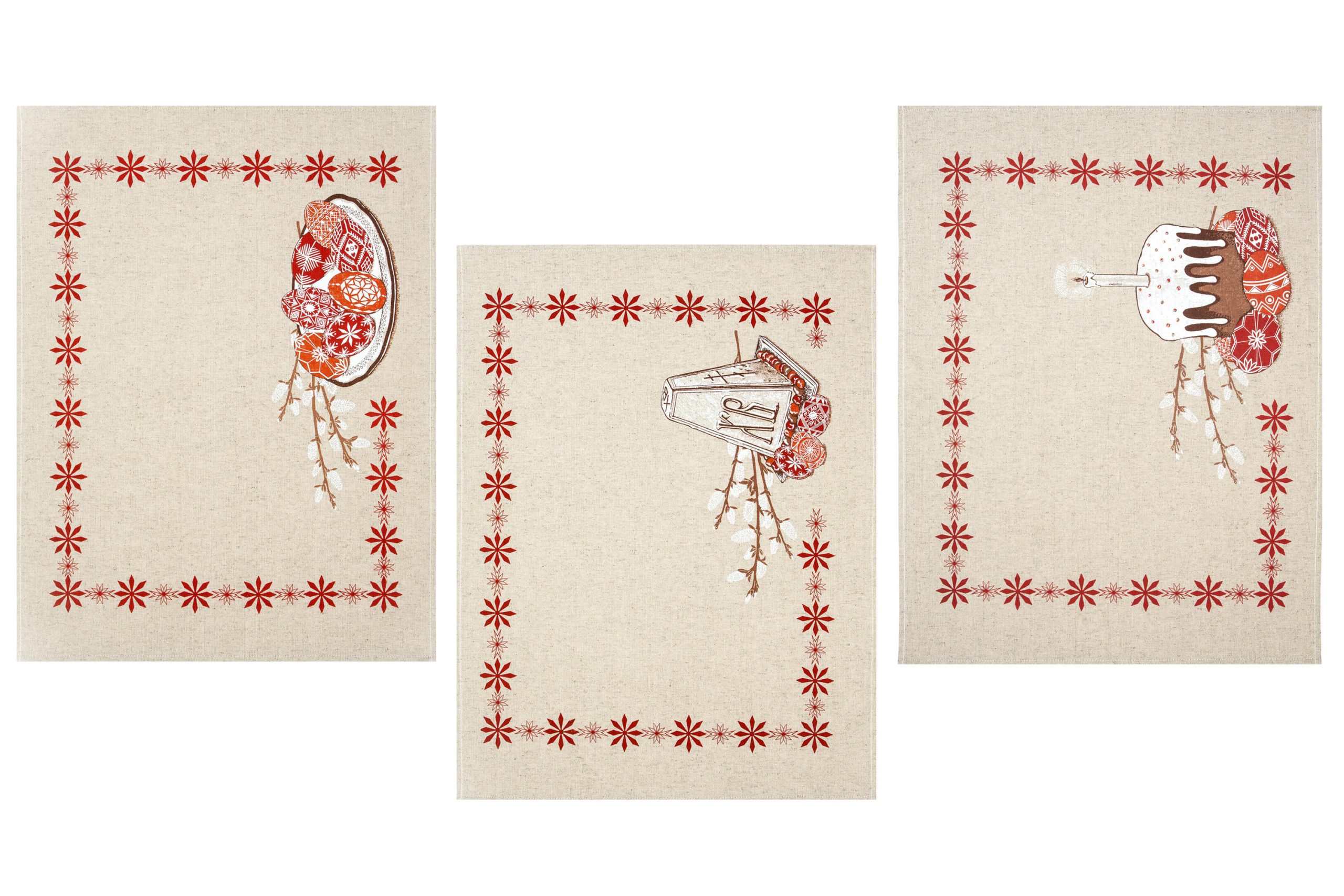 Комплект полотенец из 3 шт., арт. 22С145-ШР+К/п.р/фкор, р-р 45*60, с. 1, рис. 402, цв. 1