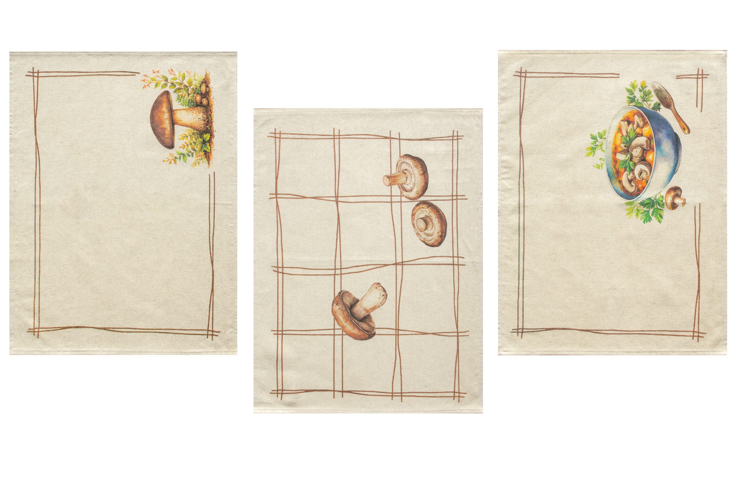 Комплект полотенец из 3 шт